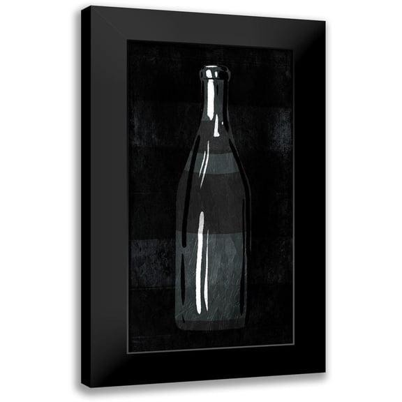 Villa, Milli 9x14 Black Modern Framed Museum Art Print Titled - ReChampagne Bottle