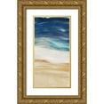 thumbnail image 1 of Villa, Milli 9x14 Gold Ornate Wood Framed with Double Matting Museum Art Print Titled - Sea Flow 2, 1 of 4