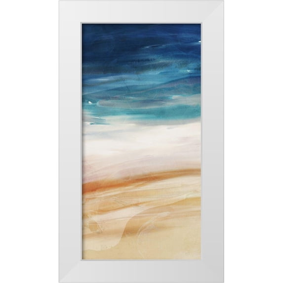 Villa, Milli 9x14 White Modern Wood Framed Museum Art Print Titled - Sea Flow 1