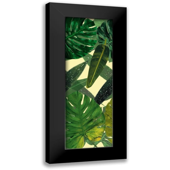 Villa, Mlli 11x24 Black Modern Framed Museum Art Print Titled - Green Palms