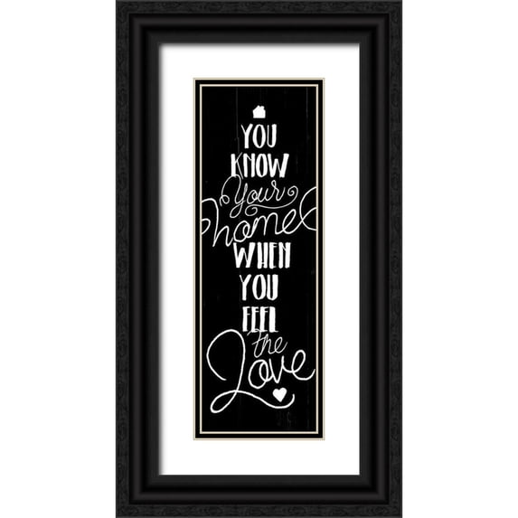 Villa, Mlli 11x24 Black Ornate Wood Framed with Double Matting Museum Art Print Titled - Home Love