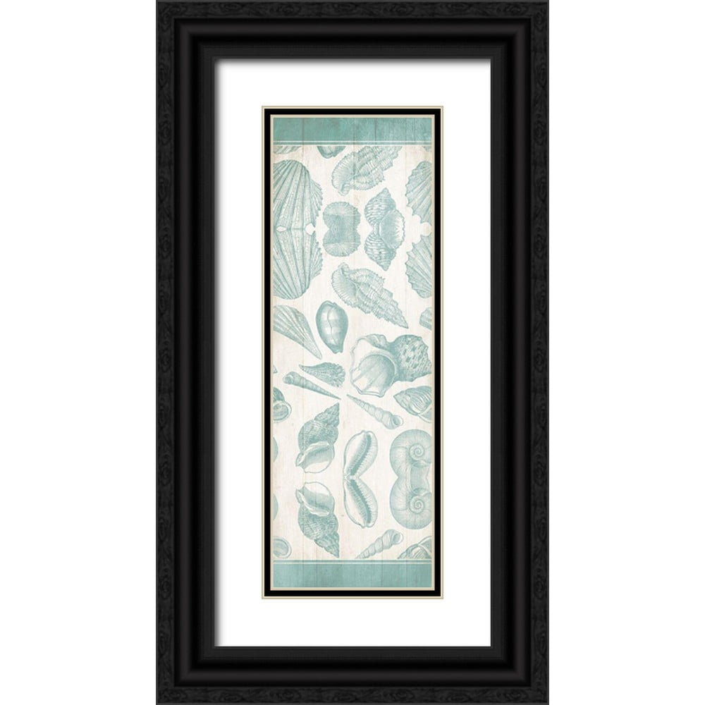 Villa, Mlli 11x24 Black Ornate Wood Framed with Double Matting Museum ...