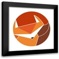 thumbnail image 1 of Villa, Mlli 12x12 Black Modern Framed Museum Art Print Titled - Circular Geo Fox, 1 of 5