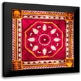 thumbnail image 1 of Villa, Mlli 12x12 Black Modern Framed Museum Art Print Titled - Hot Medallion Mate, 1 of 5