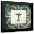 thumbnail image 1 of Villa, Mlli 12x12 Black Modern Framed Museum Art Print Titled - Muted Blue Sink, 1 of 5