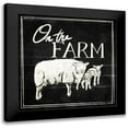 thumbnail image 1 of Villa, Mlli 12x12 Black Modern Framed Museum Art Print Titled - On The Farm, 1 of 5