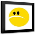 thumbnail image 1 of Villa, Mlli 12x12 Black Modern Framed Museum Art Print Titled - Sad Face, 1 of 5