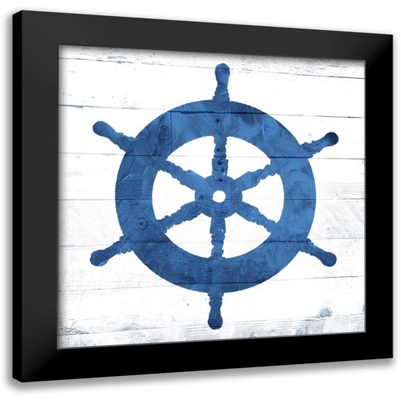 Villa, Mlli 12x12 Black Modern Framed Museum Art Print Titled - Steering Wheel