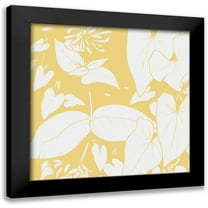 Villa, Mlli 12x12 Black Modern Framed Museum Art Print Titled - Sunshine Flowers Two