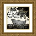 thumbnail image 1 of Villa, Mlli 12x12 Gold Ornate Wood Framed with Double Matting Museum Art Print Titled - Relax Yourself, 1 of 4