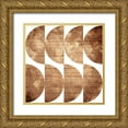 thumbnail image 1 of Villa, Mlli 12x12 Gold Ornate Wood Framed with Double Matting Museum Art Print Titled - Third Modern Pattern, 1 of 4