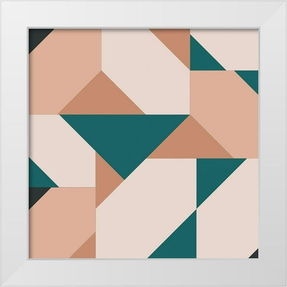 Villa, Mlli 12x12 White Modern Wood Framed Museum Art Print Titled - Puzzled
