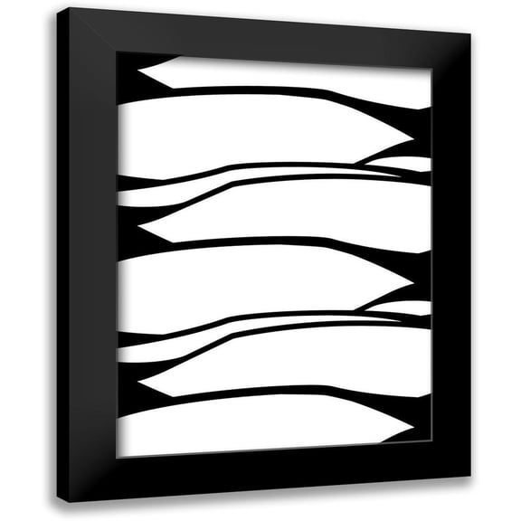 Villa, Mlli 12x14 Black Modern Framed Museum Art Print Titled - Blades