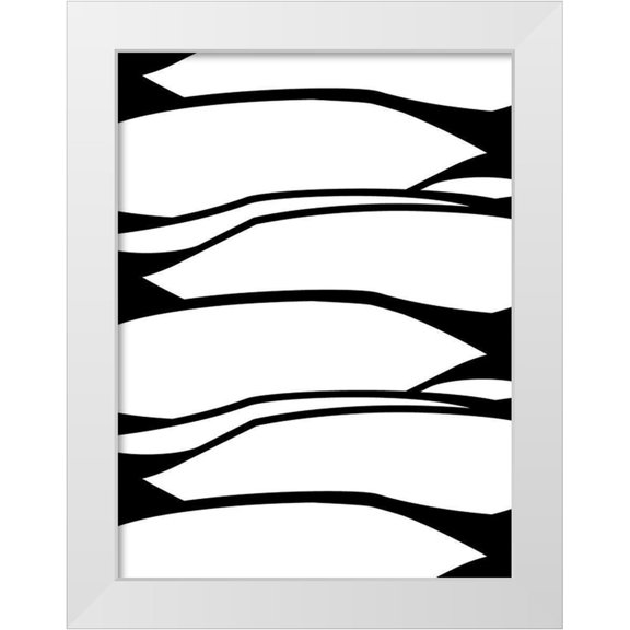 Villa, Mlli 12x14 White Modern Wood Framed Museum Art Print Titled - Blades