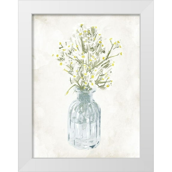 Villa, Mlli 12x14 White Modern Wood Framed Museum Art Print Titled - Flower View