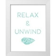 thumbnail image 1 of Villa, Mlli 12x14 White Modern Wood Framed Museum Art Print Titled - Relax And Unwind, 1 of 4