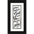 thumbnail image 1 of Villa, Mlli 13x32 Black Ornate Wood Framed with Double Matting Museum Art Print Titled - Draw Near White, 1 of 4