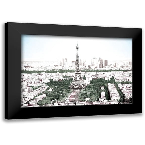 Villa, Mlli 14x11 Black Modern Framed Museum Art Print Titled - Soft Paris