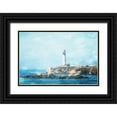 thumbnail image 1 of Villa, Mlli 14x11 Black Ornate Wood Framed with Double Matting Museum Art Print Titled - Light At Sea, 1 of 4
