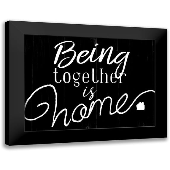 Villa, Mlli 14x12 Black Modern Framed Museum Art Print Titled - Being Together Home