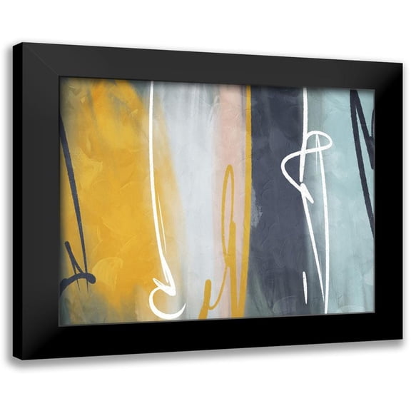 Villa, Mlli 14x12 Black Modern Framed Museum Art Print Titled - Flow