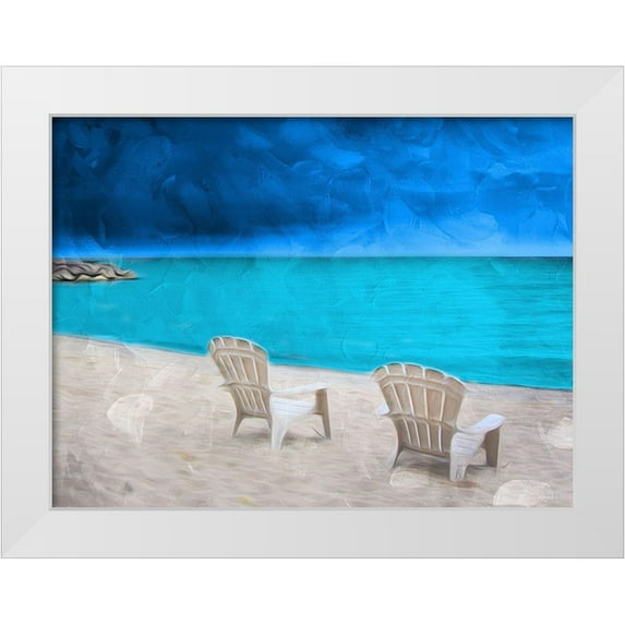 Villa, Mlli 14x12 White Modern Wood Framed Museum Art Print Titled - Just About To Relaxing