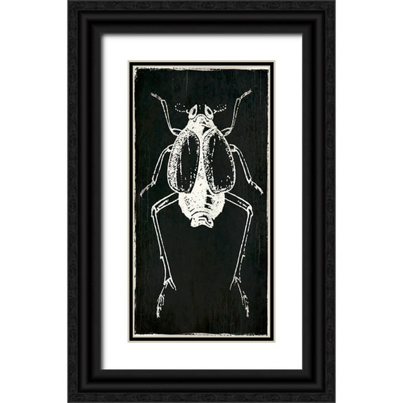 Villa, Mlli 14x24 Black Ornate Wood Framed with Double Matting Museum Art Print Titled - Bug Life Two Black