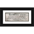 thumbnail image 1 of Villa, Mlli 14x7 Black Ornate Wood Framed with Double Matting Museum Art Print Titled - Roman 12:2, 1 of 4