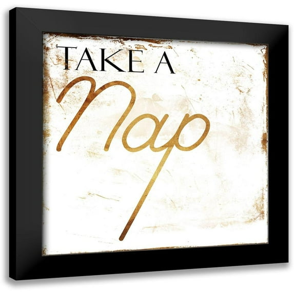 Villa, Mlli 15x15 Black Modern Framed Museum Art Print Titled - Take A Nap