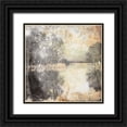 thumbnail image 1 of Villa, Mlli 15x15 Black Ornate Wood Framed with Double Matting Museum Art Print Titled - Abstract Landscape, 1 of 4