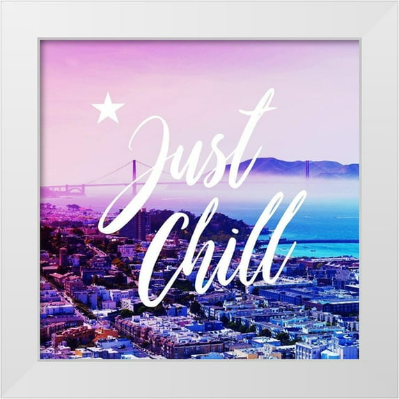 Villa, Mlli 15x15 White Modern Wood Framed Museum Art Print Titled - Just Chill Two