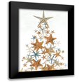 thumbnail image 1 of Villa, Mlli 15x18 Black Modern Framed Museum Art Print Titled - Star Fish Christmas, 1 of 5