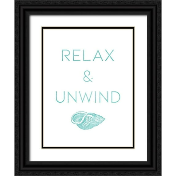 Villa, Mlli 15x18 Black Ornate Wood Framed with Double Matting Museum Art Print Titled - Relax And Unwind