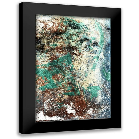 Villa, Mlli 17x24 Black Modern Framed Museum Art Print Titled - Rust Growth Mate
