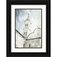 thumbnail image 1 of Villa, Mlli 17x24 Black Ornate Wood Framed with Double Matting Museum Art Print Titled - Look At The Church, 1 of 4