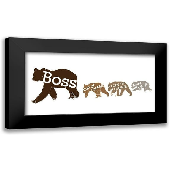 Villa, Mlli 18x11 Black Modern Framed Museum Art Print Titled - Boss And Employees
