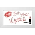 thumbnail image 1 of Villa, Mlli 18x11 White Modern Wood Framed Museum Art Print Titled - First Lipstick Horizontal, 1 of 4