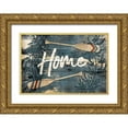 thumbnail image 1 of Villa, Mlli 18x14 Gold Ornate Wood Framed with Double Matting Museum Art Print Titled - Home Oars, 1 of 4