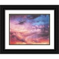 thumbnail image 1 of Villa, Mlli 18x15 Black Ornate Wood Framed with Double Matting Museum Art Print Titled - Colorful Cloud, 1 of 4