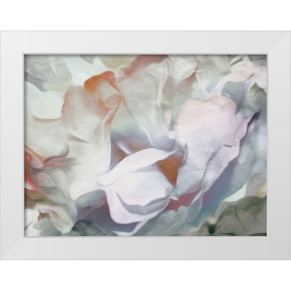 Villa, Mlli 18x15 White Modern Wood Framed Museum Art Print Titled - Calm Floral Abstract