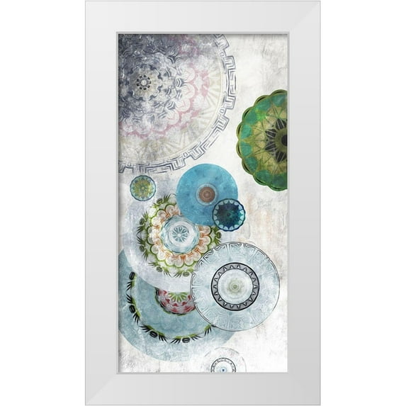 Villa, Mlli 18x32 White Modern Wood Framed Museum Art Print Titled - Circular Confusion
