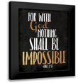 thumbnail image 1 of Villa, Mlli 19x24 Black Modern Framed Museum Art Print Titled - Be Impossible, 1 of 5