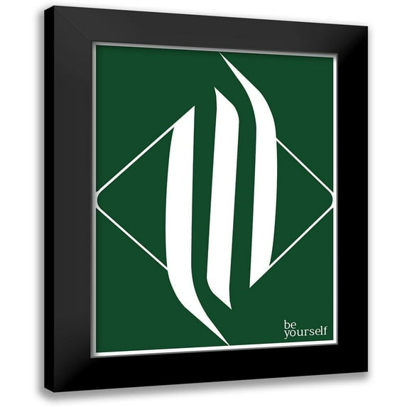 Villa, Mlli 19x24 Black Modern Framed Museum Art Print Titled - Be Yourself