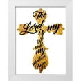 thumbnail image 1 of Villa, Mlli 19x24 White Modern Wood Framed Museum Art Print Titled - Gold Cross, 1 of 4