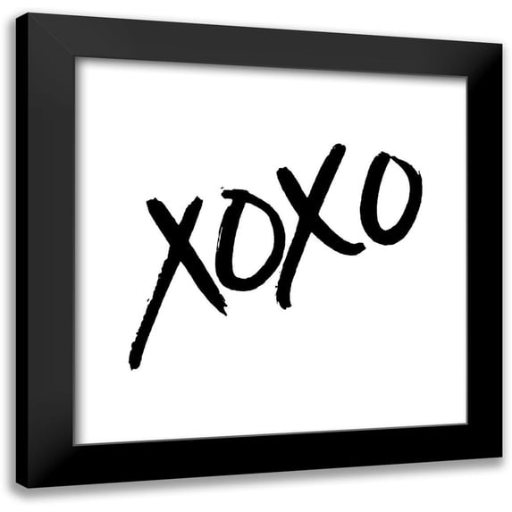Villa, Mlli 20x20 Black Modern Framed Museum Art Print Titled - Xoxo