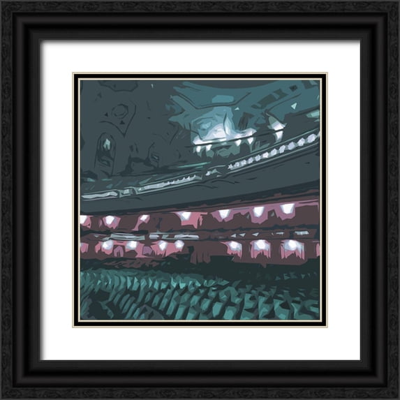 Villa, Mlli 20x20 Black Ornate Wood Framed with Double Matting Museum Art Print Titled - Calm Media Four