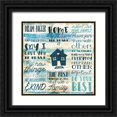 thumbnail image 1 of Villa, Mlli 20x20 Black Ornate Wood Framed with Double Matting Museum Art Print Titled - Home Family, 1 of 4