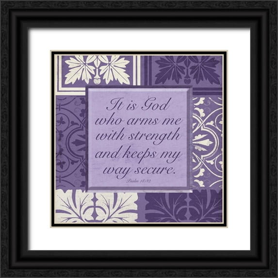 Villa, Mlli 20x20 Black Ornate Wood Framed with Double Matting Museum Art Print Titled - Violet God