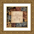 thumbnail image 1 of Villa, Mlli 20x20 Gold Ornate Wood Framed with Double Matting Museum Art Print Titled - In Love, 1 of 4