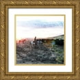 thumbnail image 1 of Villa, Mlli 20x20 Gold Ornate Wood Framed with Double Matting Museum Art Print Titled - Round Up, 1 of 4